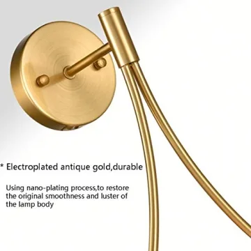 HOLKIRT Mid-Century Globe Wall Sconce for Elegant Lighting