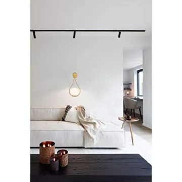 HOLKIRT Mid-Century Globe Wall Sconce for Elegant Lighting