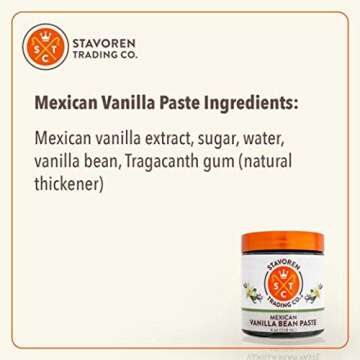 Mexican Vanilla Bean Paste - 4oz. - Baking, Cooking, and Desserts by Stavoren Trading Co.