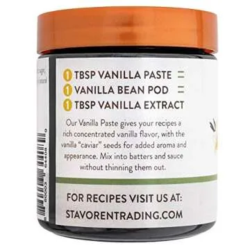 Mexican Vanilla Bean Paste - 4oz. - Baking, Cooking, and Desserts by Stavoren Trading Co.