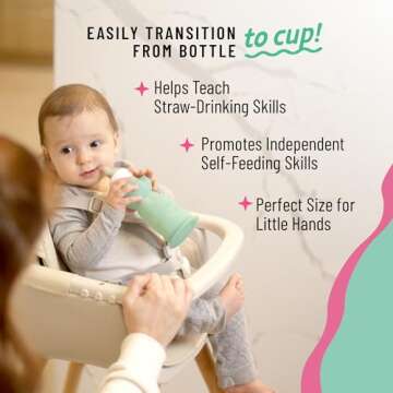 Legendairy Milk Honey Bear Straw Cup - Teaching Straw Skills for Infants and Toddlers