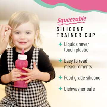 Honey Bear Straw Cup: BPA-Free Baby Sippy Cup