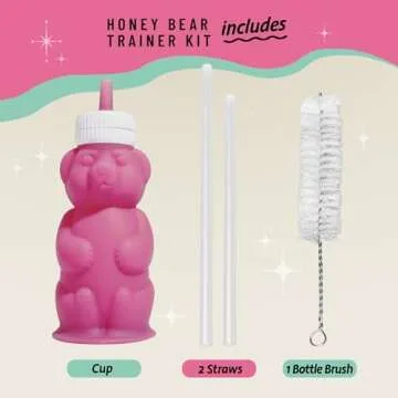 Honey Bear Straw Cup: BPA-Free Baby Sippy Cup