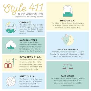 City Threads Boys Organic Cotton Brief Underwear for Sensitive Skin and Sensory Friendly (SPD), Oatm...