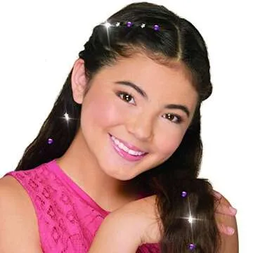 Blinger BGW0001 Diamond Edition Pink Glam Styling Tool + 5 Inserts with 75 Gemstones for Children from 6 Years