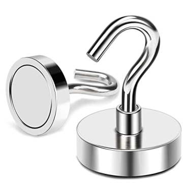 MIKEDE Magnetic Hooks for Cruise Cabin - 80 Lbs Capacity