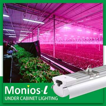 Monios-L T8 LED Lamp Hanging Clips for LED Tube Lights Pack of 6