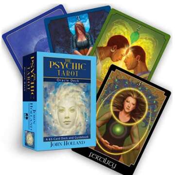 Koolife The Psychic Tarot Oracle Cards for Beginners and Expert Readers - 65 Cards