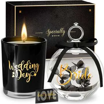 Personalized Bridal Shower Candle - Unique Gifts