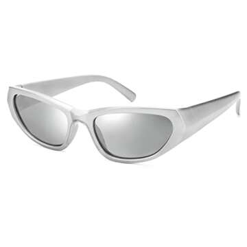Stylish COASION Wrap Around Sunglasses with UV400 Protection