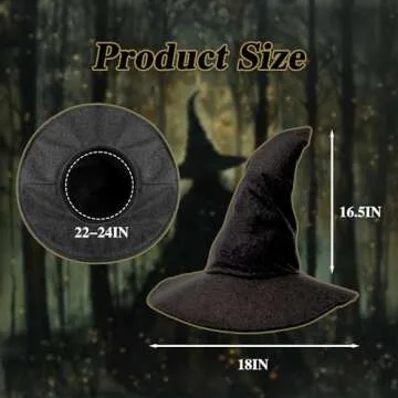Enchanting Witch Hat for Halloween Parties and Beyond