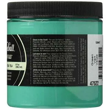 Speedball Night Glow Screen Printing Ink, 8 oz Green