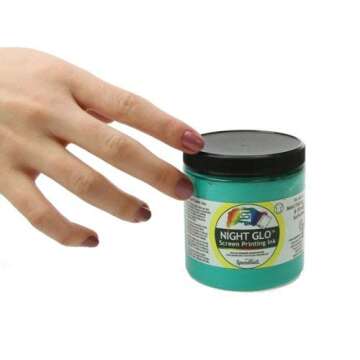 Speedball Night Glow Screen Printing Ink, 8 oz Green