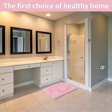 Luxurious ZiYiJuan Chenille Bath Mats Set for Comfort