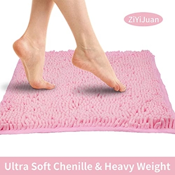 Luxurious ZiYiJuan Chenille Bath Mats Set for Comfort