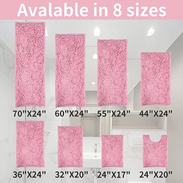 Luxurious ZiYiJuan Chenille Bath Mats Set for Comfort