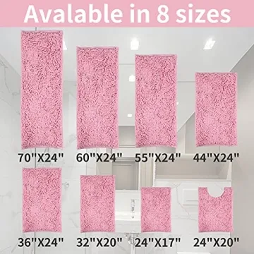 Luxurious ZiYiJuan Chenille Bath Mats Set for Comfort