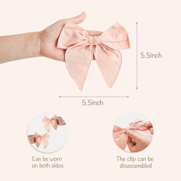 Stylish Niceye Fable Girls Hair Bows for Toddlers and Kids