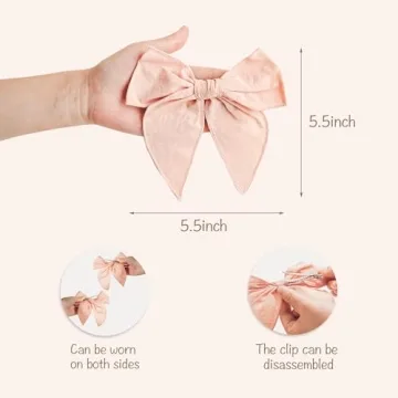 Stylish Niceye Fable Girls Hair Bows for Toddlers and Kids