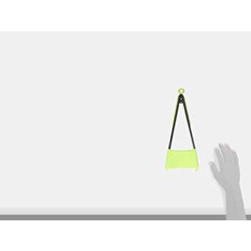 Clever Tongs 2 in 1 Kitchen Spatula & Tongs Non-Stick, Heat Resistant, Stainless Steel Frame, Silicone & Dishwasher Safe, As Seen on TV, 4 Pack (Includes 2 Large & 2 Small), Green