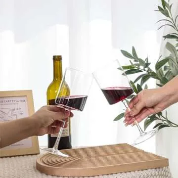 Moretoes 14oz Wine Glasses Set of 2 for All Occasions