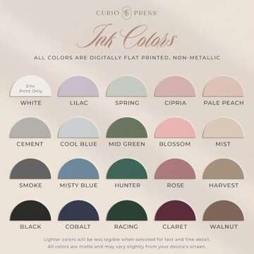 Curio Press Personalized Stationery Notepads for Women