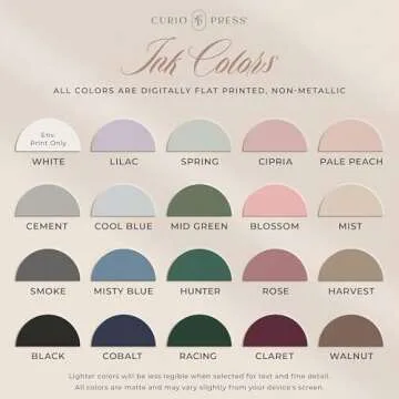 Curio Press Personalized Stationery Notepads for Women