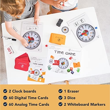 OWLCONIC Learning Time Game - Learn to Tell Time Easily