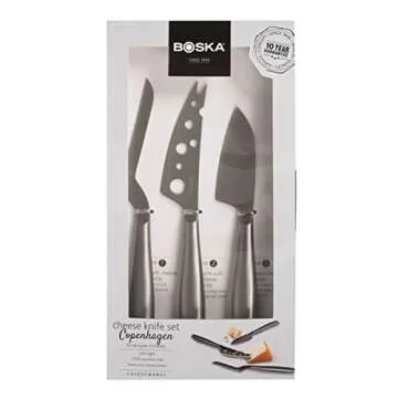 Boska Stainless Steel Cheese Knife Set - Elegant & Versatile