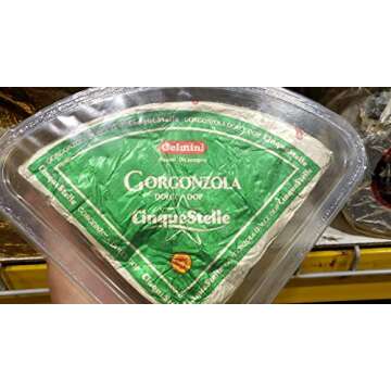 Gelmini Gorgonzola Dolce Dop Cinque Stelle Cheese - Silky & Creamy Delight in Every Bite