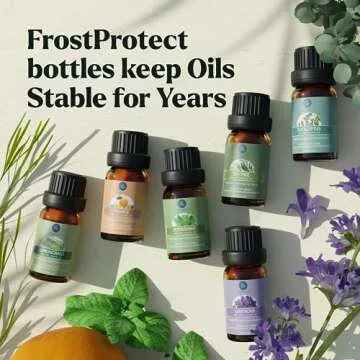 Essential Oils Set - 10pc Aromatherapy in Travel Bag