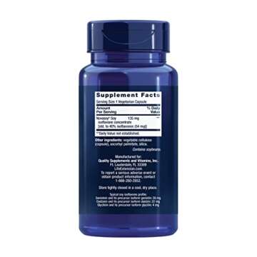 Life Extension Soy Isoflavones for Heart, Bone & Cellular Health Support