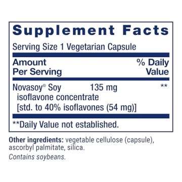 Life Extension Soy Isoflavones for Heart & Bone Health