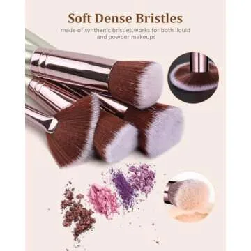 BESTOPE PRO Makeup Brush Set - 16 Pcs for Flawless Application