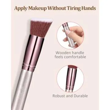 BESTOPE PRO Makeup Brush Set - 16 Pcs for Flawless Application
