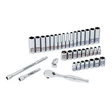 Sunex 1436 1/4-Inch Drive Chrome Socket Set for All Needs