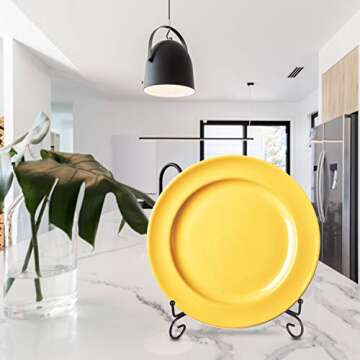 Teamkio Anti-Slip Display Stand for Plates and Photos