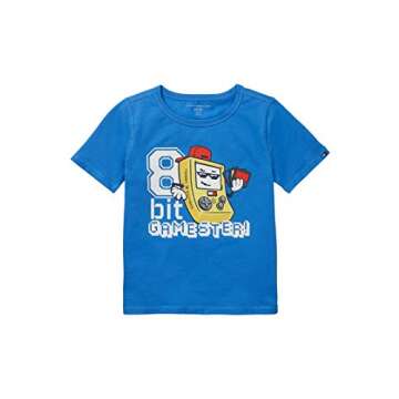 Tommy Hilfiger Boys Adaptive Sensory Tagless T Shirt Palace Blue