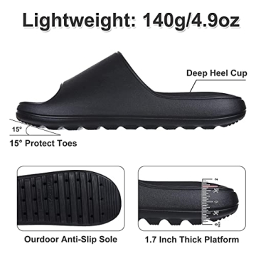 Comfortable Platform Pillow Sandals for Men and Women