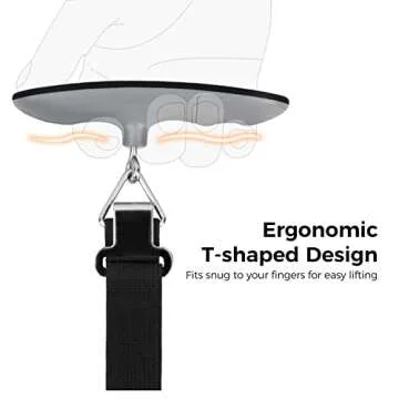 Pack All 110 Lbs Luggage Scale with Backlit LCD Display