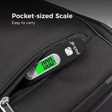 Pack All 110 Lbs Luggage Scale with Backlit LCD Display