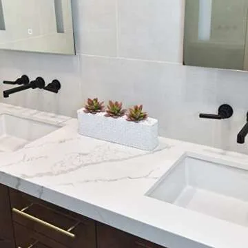 Artificial Succulents in Pots - Lifelike Table Centerpieces