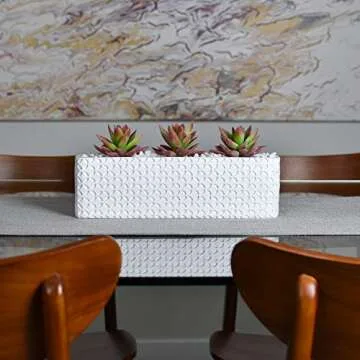 Artificial Succulents in Pots - Lifelike Table Centerpieces