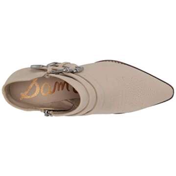 Sam Edelman Women's Windsor Ivory Western Boots for Style