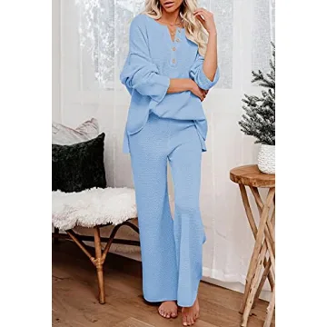 Stylish 2 Piece Knit Outfit Set for Casual Wear