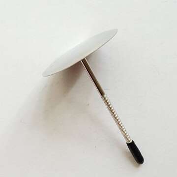 gobaker Flower Nail Decorating Nails 4 Pcs/set, Stainless Steel Cake Cupcake Decor Tools for Icing Flowers Making