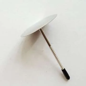 gobaker Flower Nail Decorating Nails 4 Pcs/set, Stainless Steel Cake Cupcake Decor Tools for Icing Flowers Making