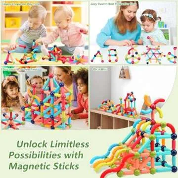 Explore COUOMOXA Magnetic Building Blocks for Kids