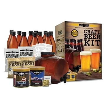 Mr. Beer - Craft Beer Making Kit 4 Gallon Complete DIY Home Brew Set Everything Included, Bottles, R...