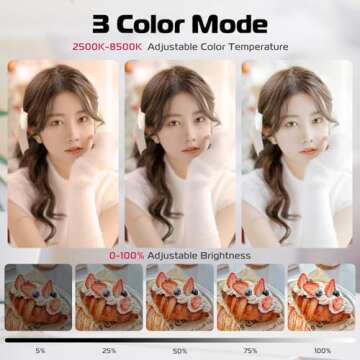 ULANZI Magnetic Selfie Light for iPhones - LED Fill Light